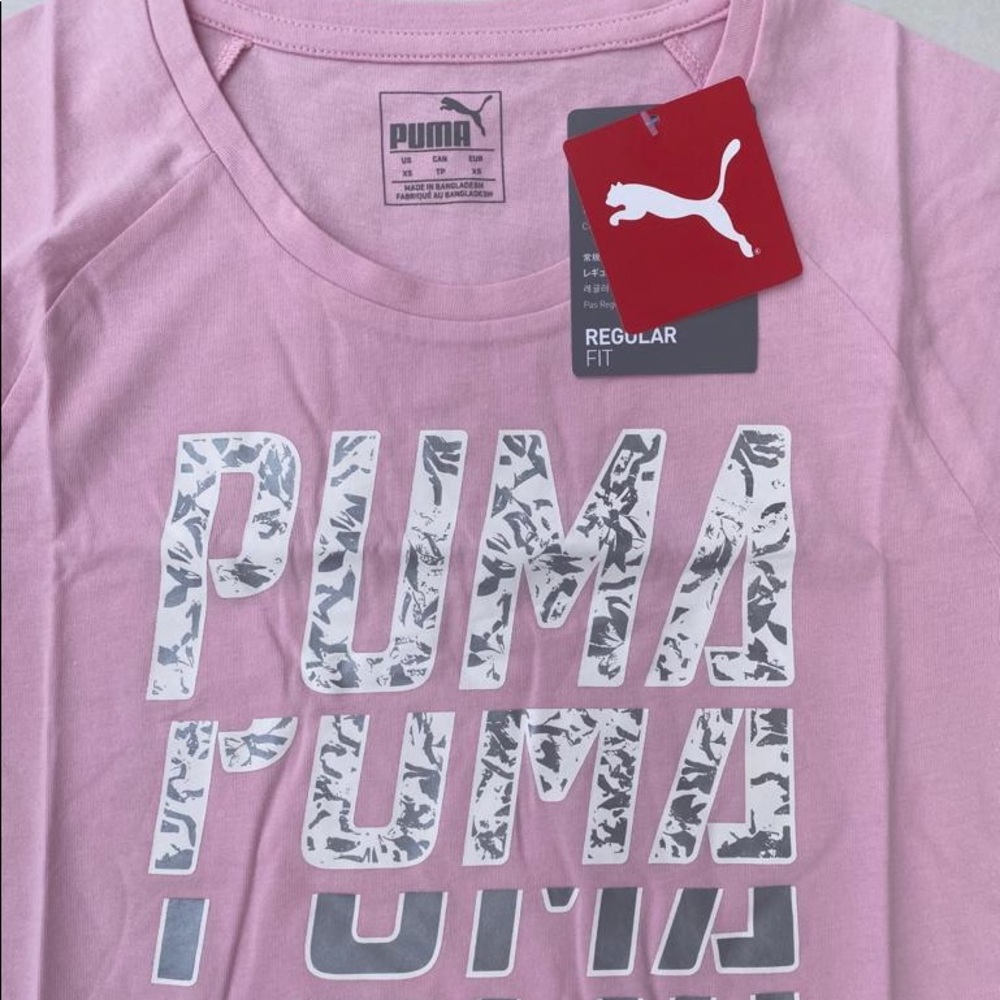 Puma Font Graphic Women's Tee Size XS - Picture 3 of 5
